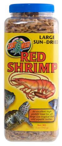 Zoo Med Large Sun-Dried Red Shrimp (5 oz)