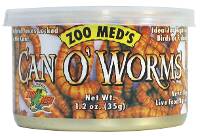 Zoo Med Can O' Worms (1.2 oz - MEDIUM Canned Mealworms)