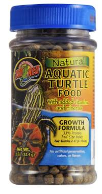 Zoo Med Natural Aquatic Turtle Food (1.85 oz - Growth Formula)