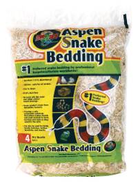 Zoo Med Aspen Snake Bedding (4 Quarts, 4.4 L)