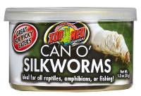 Zoo Med Can O' Silkworms (1.2 oz - Canned Soft-Bodied Silkworms)