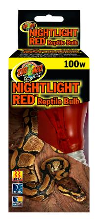 Zoo Med Nightlight Red Reptile Bulb (100 Watt)