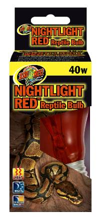 Zoo Med Nightlight Red Reptile Bulb (40 Watt)
