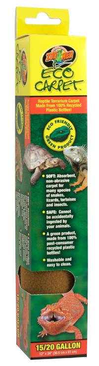 Zoo Med Recycled Eco Carpet (15/20 gallon, 12"x24")