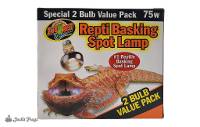 Zoo Med Repti Basking Spot Lamp (75 Watt) - 2 pack