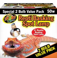 Zoo Med Repti Basking Spot Lamp - 2 Pack (50 Watt)