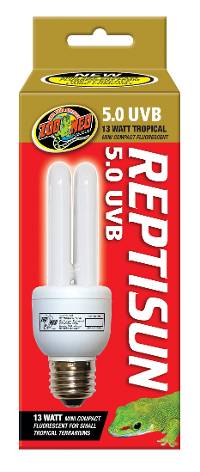 Zoo Med ReptiSun 5.0 Mini Compact Fluorescent Bulb (13 Watt)