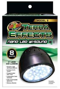 Zoo Med TerraEffects Nano LED with Sound (8 Watts)