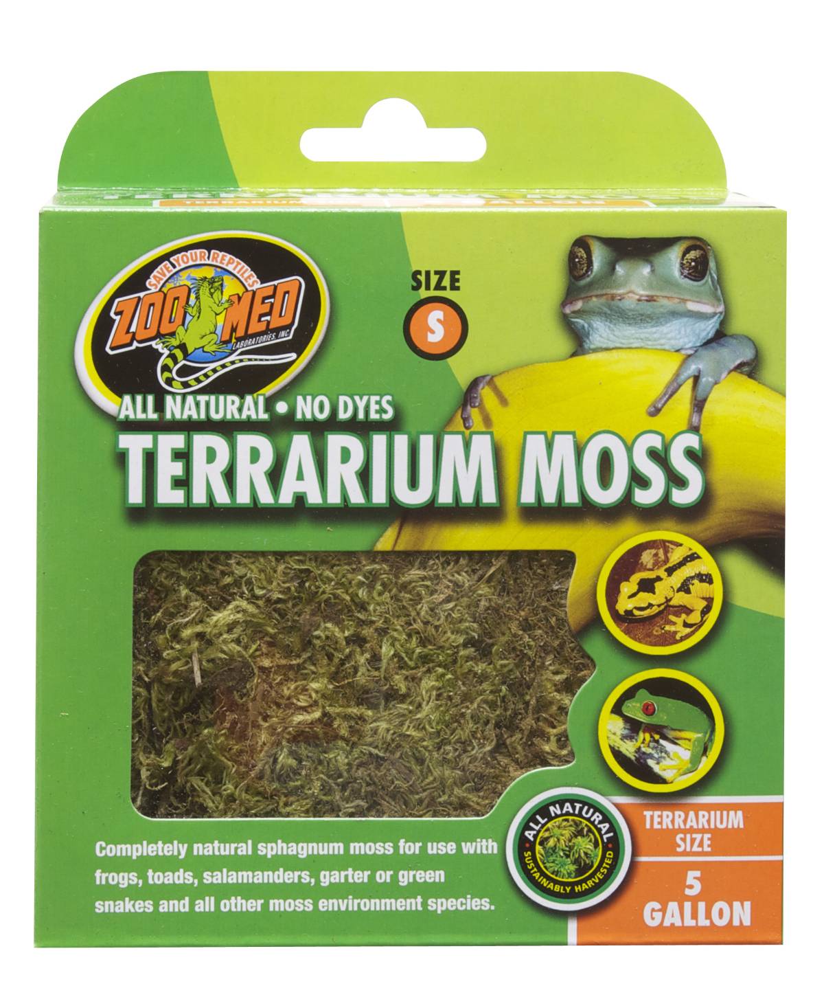 Zoo Med Frog Moss  Live Moss For Terrariums And Vivariums 